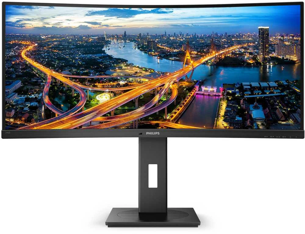 Monitorius Philips 346B1C/00, 34", VA, Lenktas, 3440 x 1440, 21:9, 5 ms, 100 Hz
