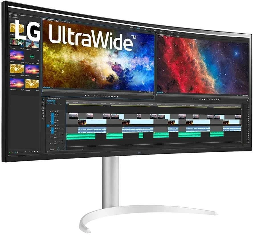 Monitorius LG 38BQ85C-W - 75 Hz | 3840 x 1600 | 38 colių | IPS | 5 ms
