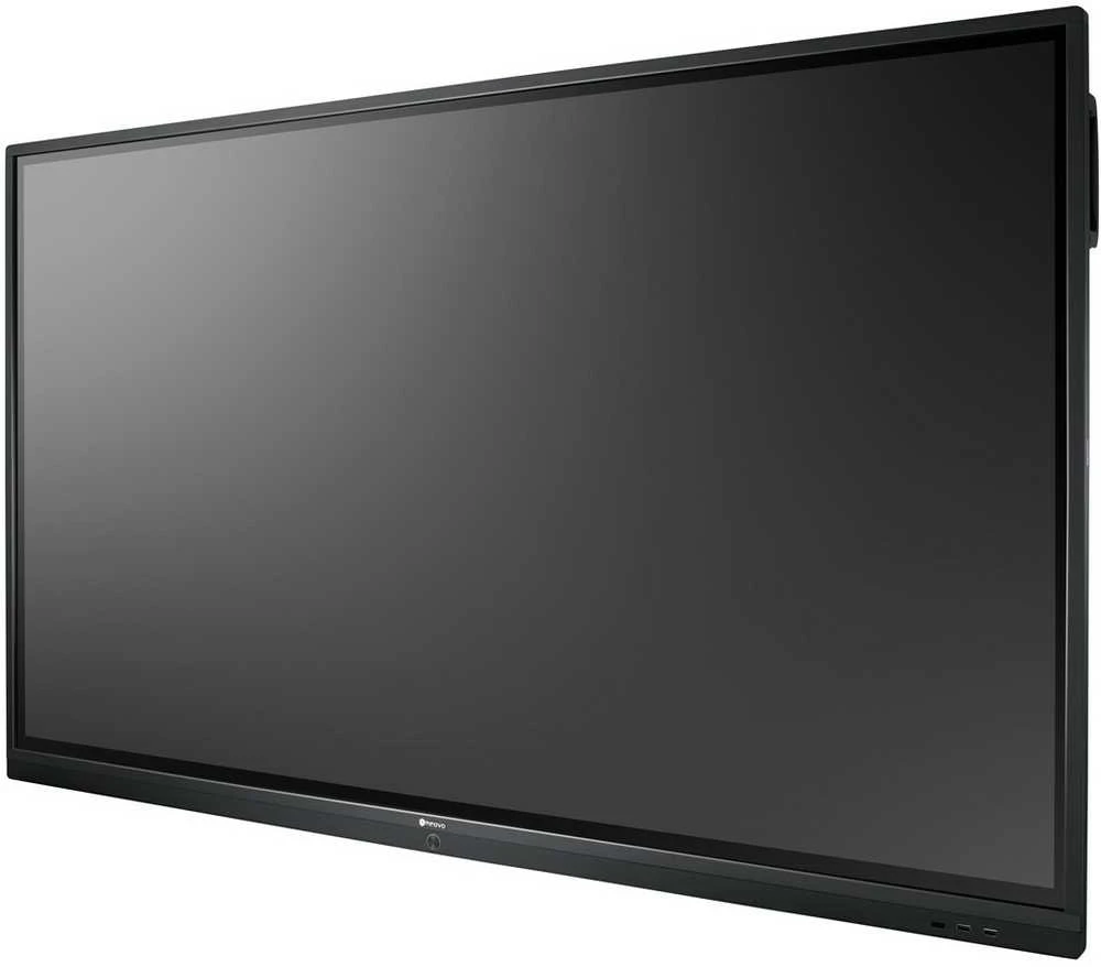 AG Neovo IFP-7502 Interactive flat panel 189.2 cm (74.5") LCD Wi-Fi 350 cd/m² 4K Ultra HD Juodas Jutiklinis ekranas Built-in processor Android 8.0