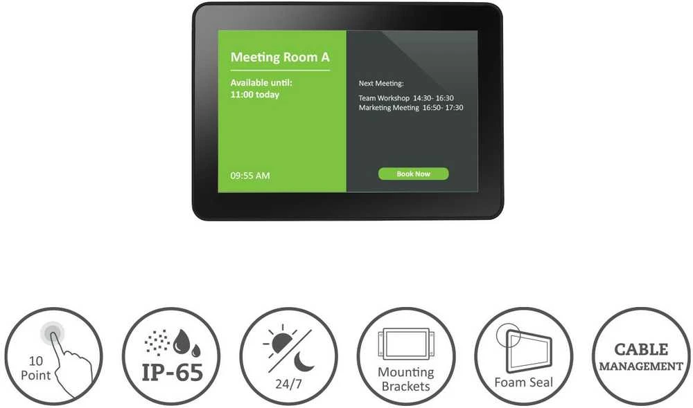 Monitorius AG neovo TX-10 25.4cm 16:10 10 Point Touch juodas
