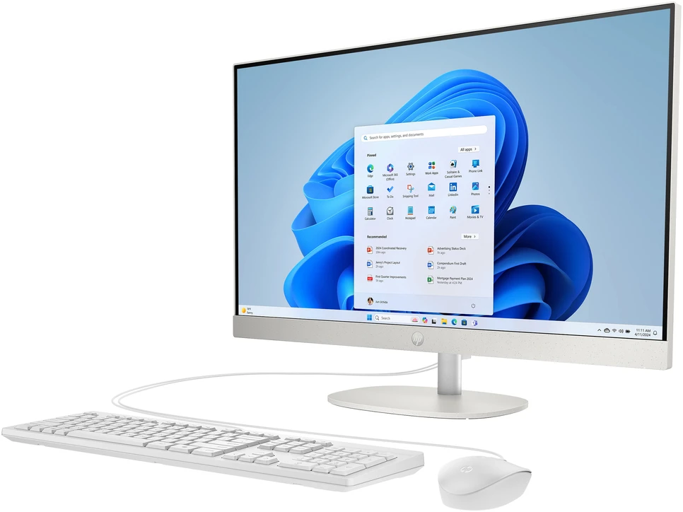 Monitorius HP „All-in-One“ kompiuteris 27-cr2155ng [68,5 cm (27 colių) FHD ekranas, „Intel Core Ultra 5 225U“, 16 GB RAM, 1 TB SSD, „Iris Xe“ grafika, „Windows 11“]