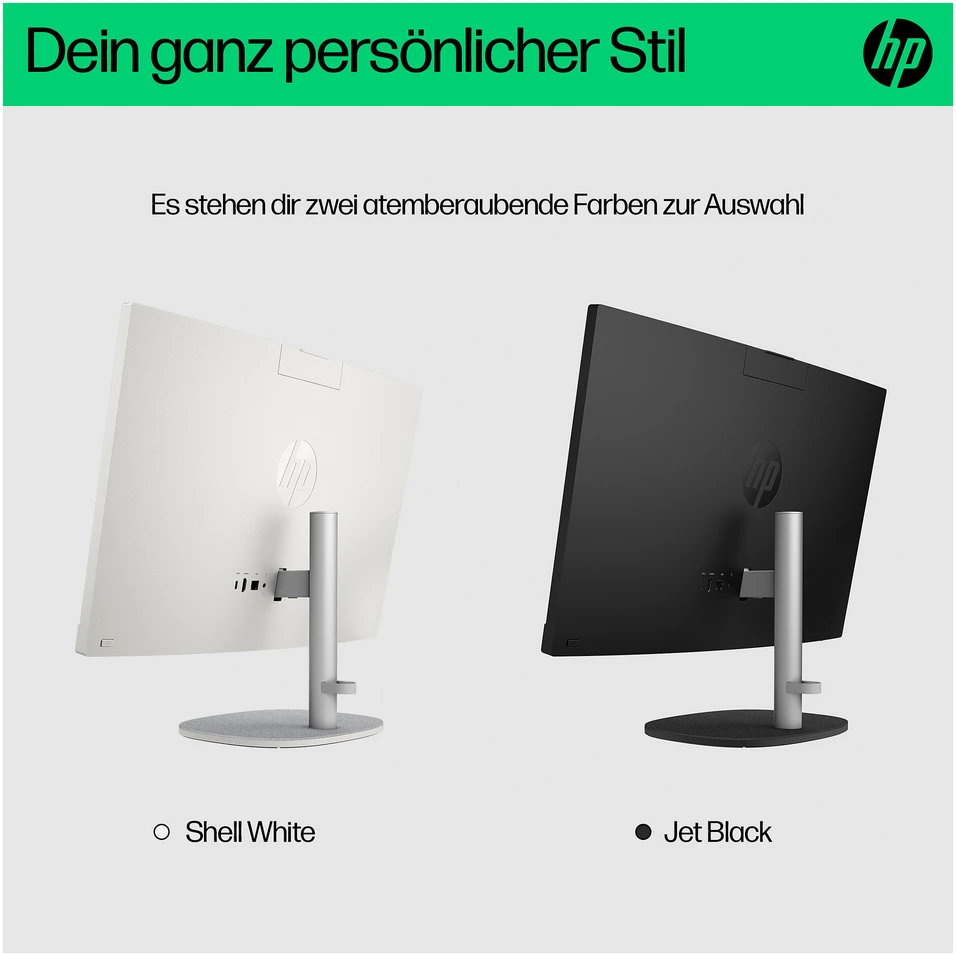 Stacionarus kompiuteris HP „All-in-One Touch“ kompiuteris 24-cr0241ng [60,5 cm (23,8 colio) jutiklinis ekranas, „Intel Core i3 N300“, 8 GB RAM, 512 GB SSD, „Windows 11“]