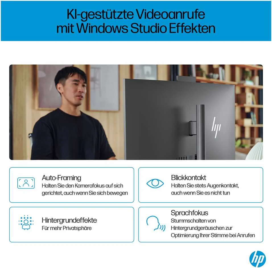 Stacionarus kompiuteris Daugiafunkcis kompiuteris HP OmniStudio X 32-c0473ng CU7-155H/16GB/1TBSD/W11 Home