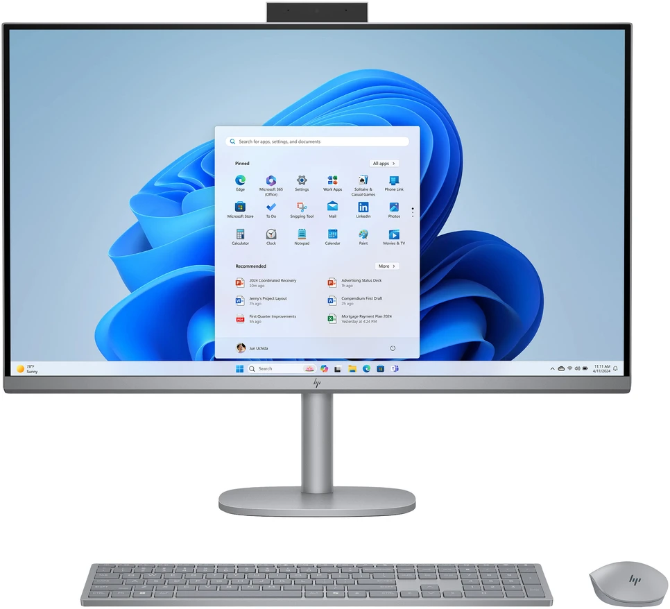 Monitorius HP OmniStudio X All-in-One kompiuteris 32-c0170ng [80 cm (31,5") 4K UHD ekranas, IntelCore Ultra 7 155H procesorius, 32 GB RAM, 1 TB SSD, Win11]