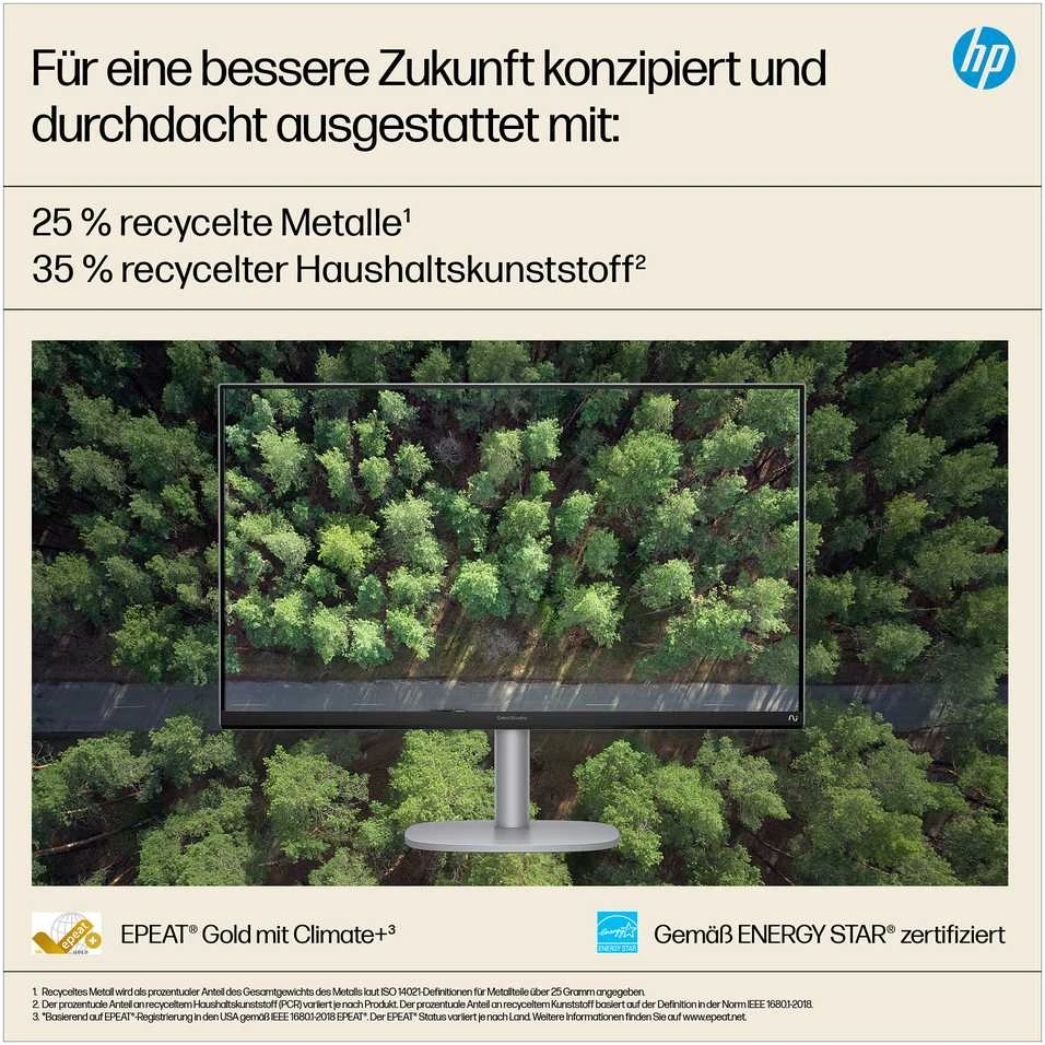 HP OmniStudio X 27" FHD lietimui jautrus IPS daugiafunkcis monitorius su Core Ultra 7 256V 16GB/2TB SSD Win11 27-cs1076ng