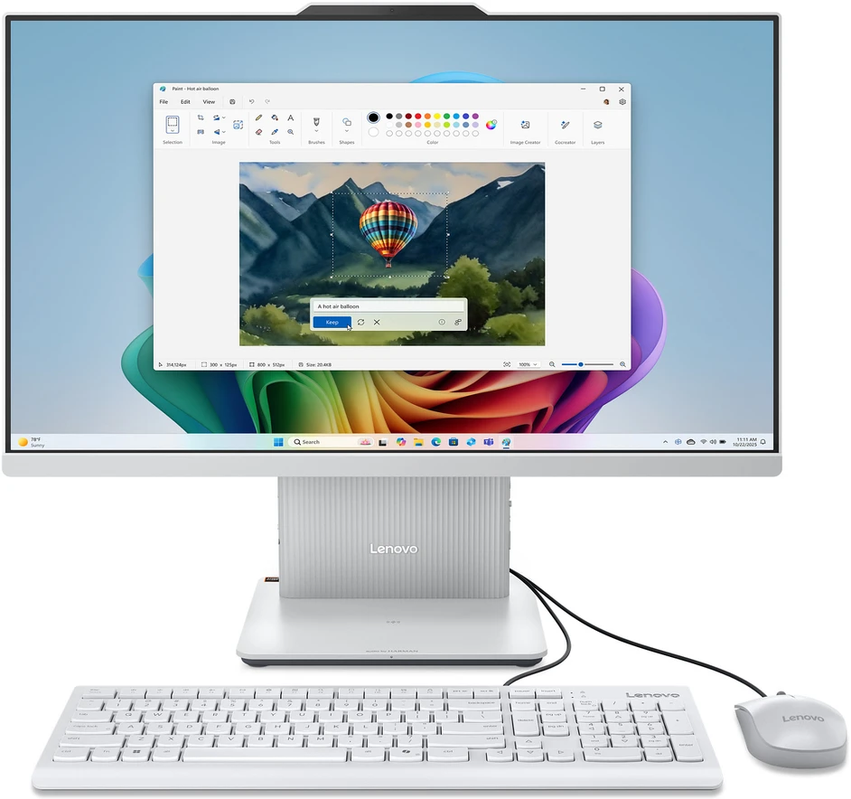 Monitorius Lenovo IdeaCentre AIO 24AKP10 R5-220 16GB/1TB SSD 24" FHD Win11