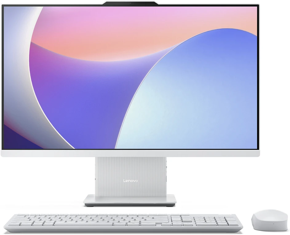Monitorius „Lenovo IdeaCentre AIO 3 27IRH9 F0HM0118GE“ – 68,6 cm (27 colių) FHD ekranas, „Intel Core 5 210H“ procesorius, 16 GB DDR5 RAM, 512 GB SSD, UHD grafika, DOS
