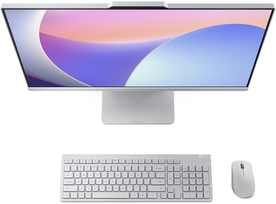 Monitorius Lenovo IdeaCentre AIO 3 27ARR9 F0HQ0083GE - 68,6cm (27") FHD-Ekranas, Ryzen 7 7735HS, 32GB DDR5 RAM, 1000GB SSD, Radeon Grafik, Win11