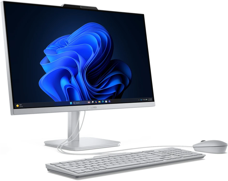 Monitorius Lenovo IdeaCentre AIO A105 24 F0JS0029GE - 60,4cm (23,8") FHD-Ekranas, AMD Ryzen 5 40, 8GB RAM, 512GB SSD, Radeon Grafik, Win11 Home