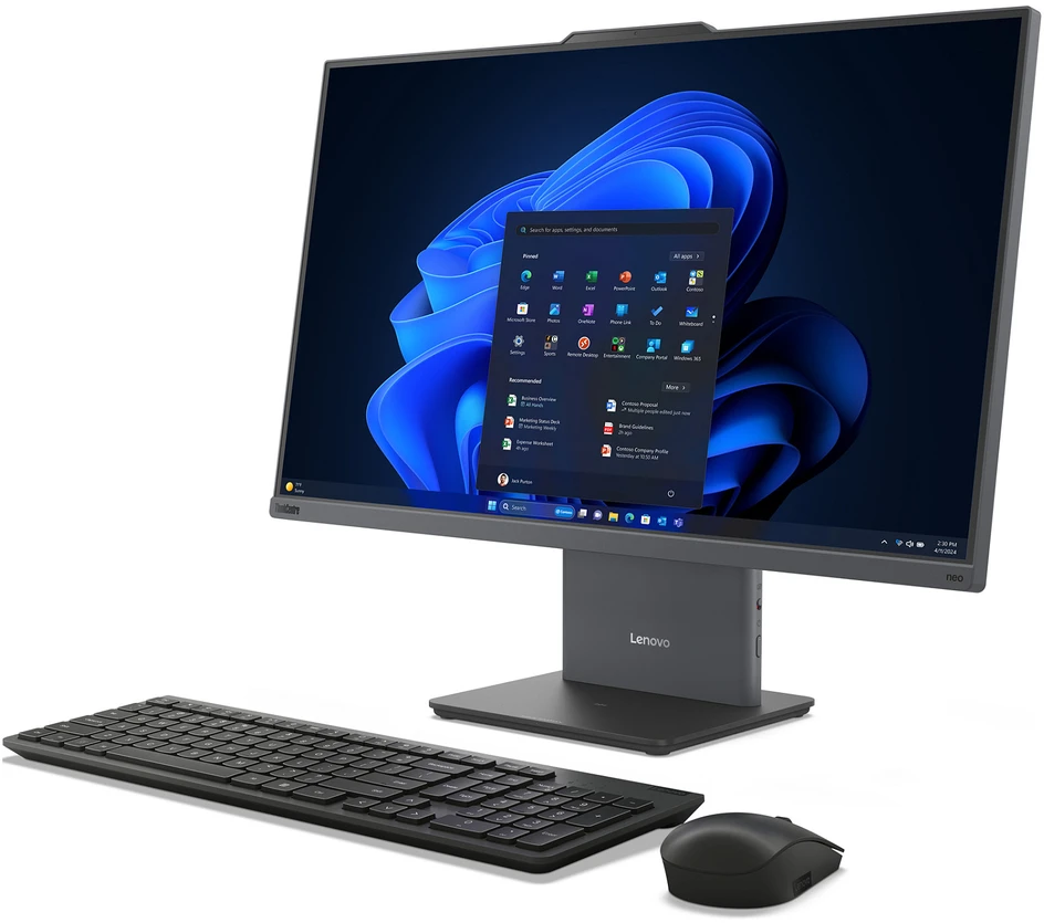 Monitorius „Lenovo ThinkCentre Neo 50a AiO 12SB006RGE“ – 68,6 cm (27 colių) įstrižainės FHD lietimui jautrus ekranas – i7-13620H, 32 GB RAM, 1 TB SSD, UHD grafika, W11Pro