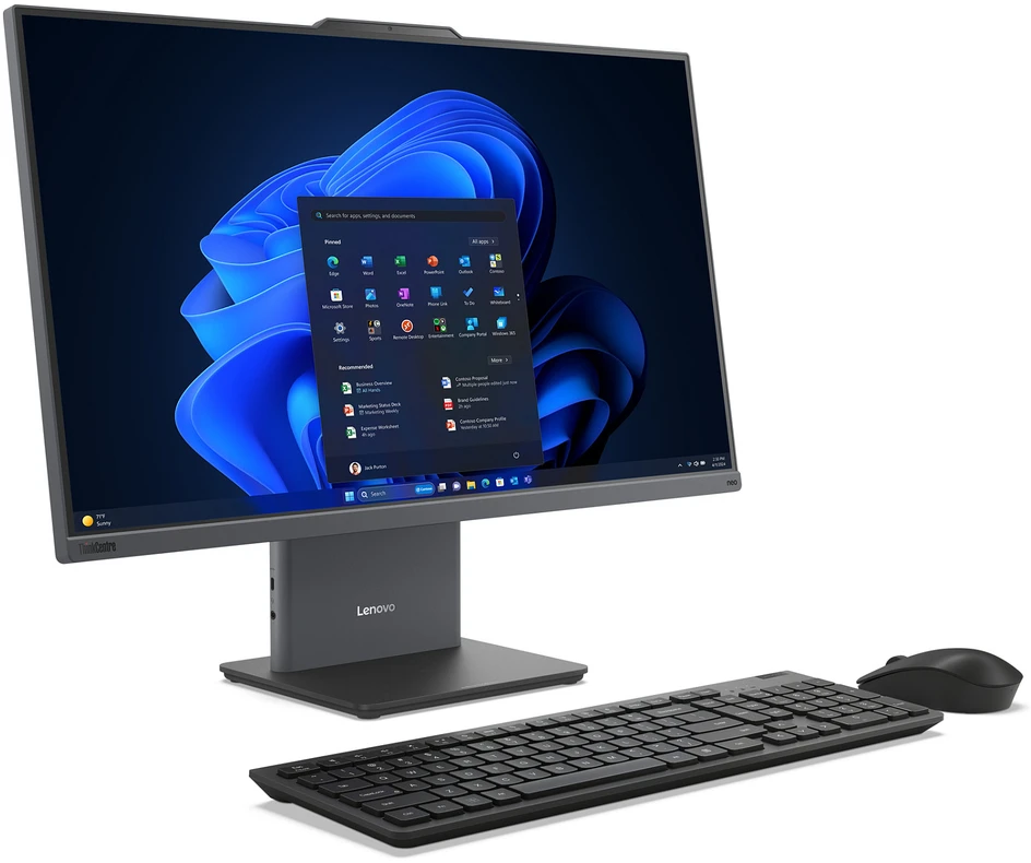 Stacionarus kompiuteris Lenovo ThinkCentre Neo 50a AiO 12SB000SGE – 68,6 cm (27 colių) FHD ekranas – i7-13620H, 32 GB RAM, 1 TB SSD, UHD grafika, W11Pro