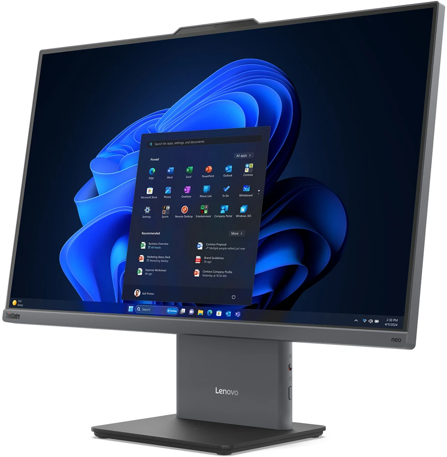 Stacionarus kompiuteris Lenovo ThinkCentre Neo 50a AiO 12SB000SGE – 68,6 cm (27 colių) FHD ekranas – i7-13620H, 32 GB RAM, 1 TB SSD, UHD grafika, W11Pro