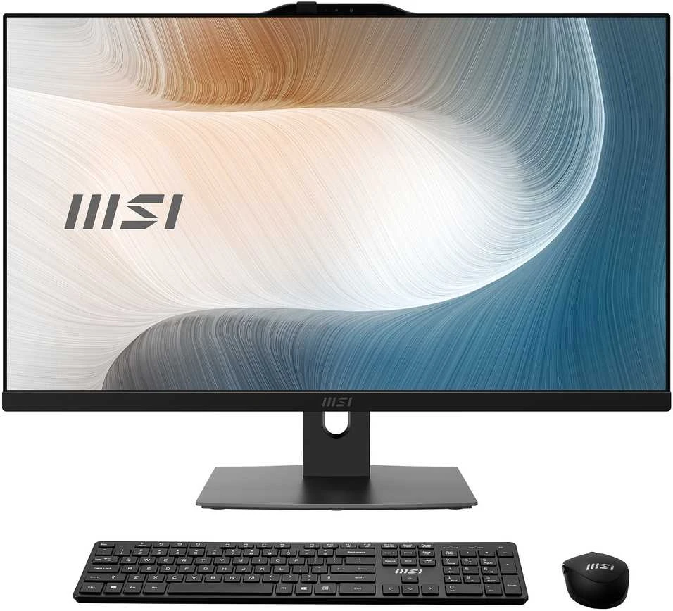 Stacionarus kompiuteris Kompiuteris MSI modernus AM272P 1M-1235AT viskas viename 27 colių įstrižainės Core i7-150U 16GB 512GB SSD Windows 11 Pro (00AF8231-1235)