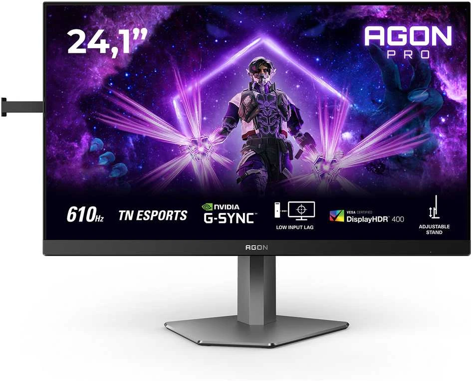 Monitorius AOC AGON PRO AG246FK6 - 610Hz OC | Full HD | Ultra-Fast TN | HDR 400 | 24.1"