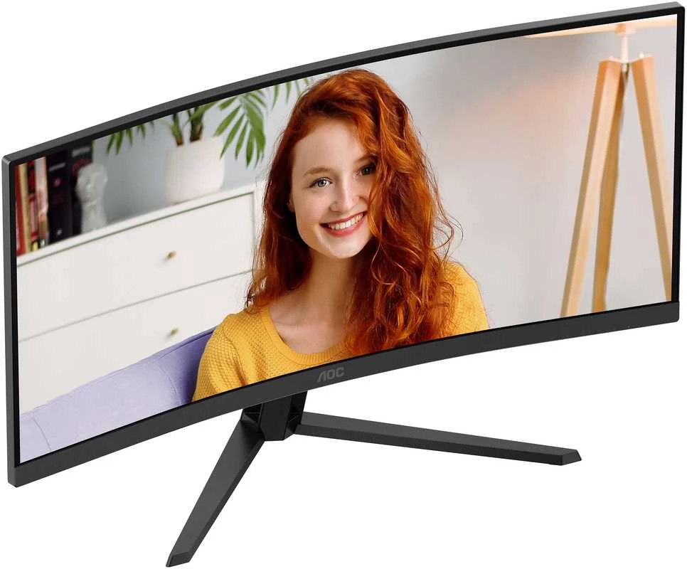 Monitorius AOC 86,3cm (34) CU34B3E 21:09 HDMI+DP Curved juodas