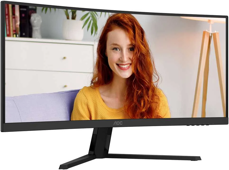 Monitorius AOC 86,3cm (34) CU34B3E 21:09 HDMI+DP Curved juodas