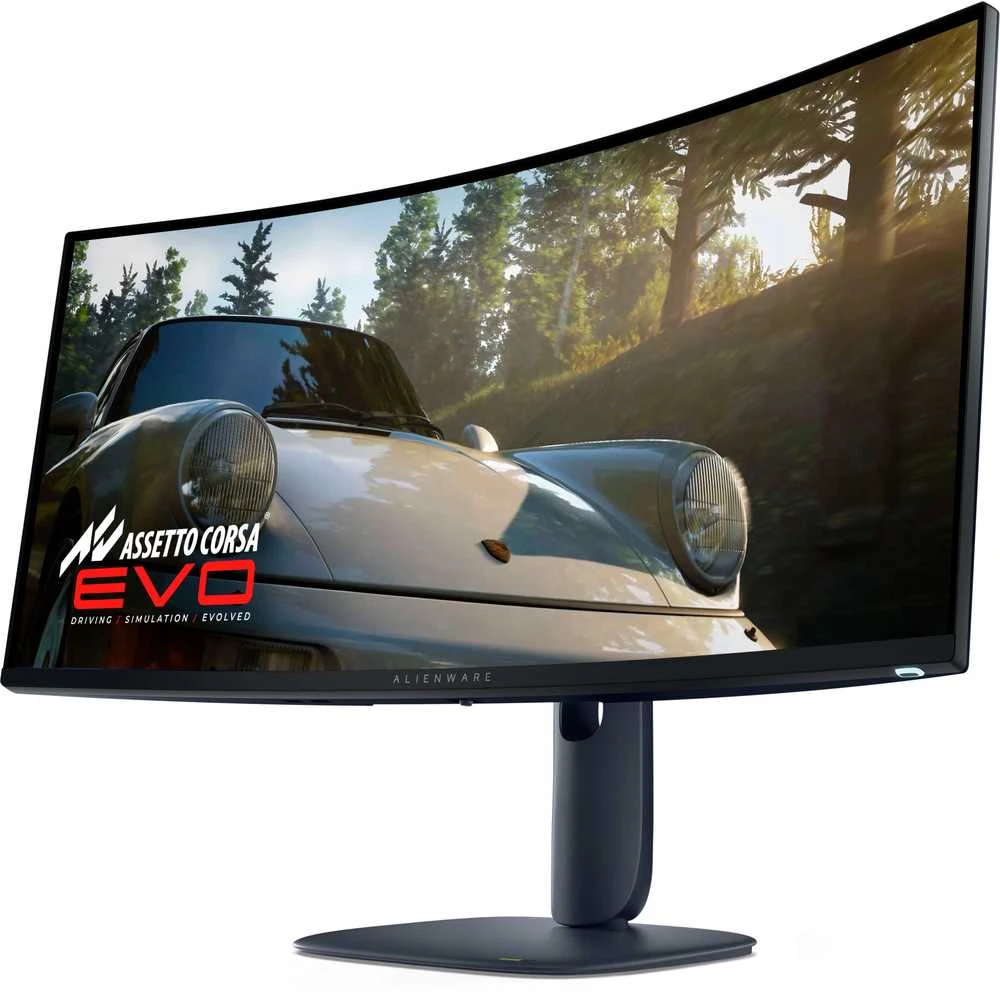 Išlenktas žaidimų monitorius DELL Alienware AW3425DW 34,2" UWQHD OLED, 240Hz, 0,03ms, HDMI/DP/USB-C