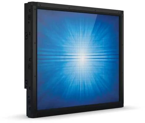 Monitorius ELO Touchsystems 1990L, 19" LED atviras rėmelis, HDMI, VGA ir DP, projektuojamas talpinis 10 jutiklių nulinis rėmelis, USB valdiklis, skaidrus, nėra maitinimo bloko