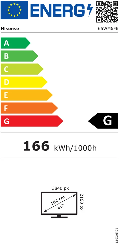 Hisense Interaktyvus monitorius 65wm6fe 65 cal 4k „Goboard Live Pro“ pažangus interaktyvus ekranas