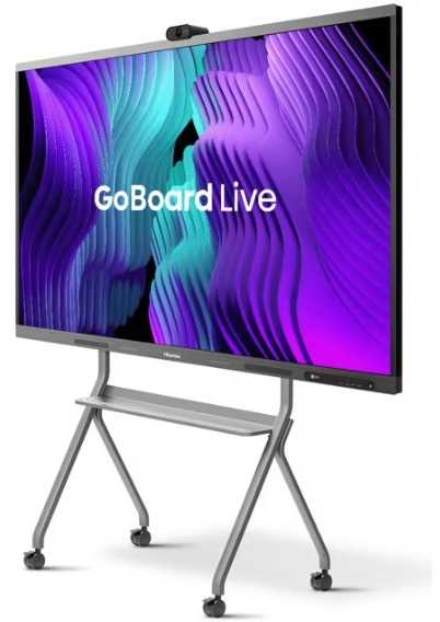 System interaktywny Technologia Dotyku Hisense 65MR6DE GoBoard Live 65-calowy monitorius dotykowy ze zintegrowaną kamerą 4K