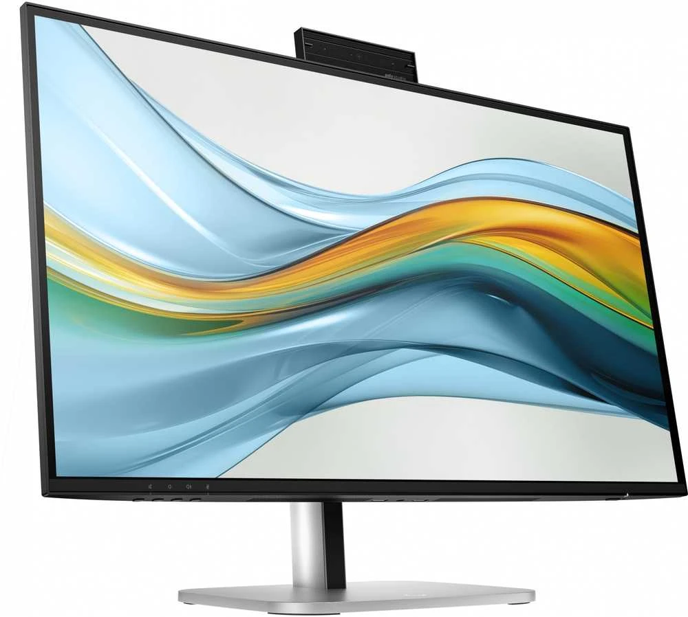 HP 527pm Series 5 Pro QHD konferencijų monitorius – 27 colių 2560x1440 QHD 350 nitų 100 Hz AG, IPS, USB-C(100W/15W)/HDMI/DP Daisy-Chain, 3x USB-A, garsiakalbiai, reguliuojamo aukščio kamera/LAN, RJ, vel-45tivolt 3 metai (pakeičia E27m)