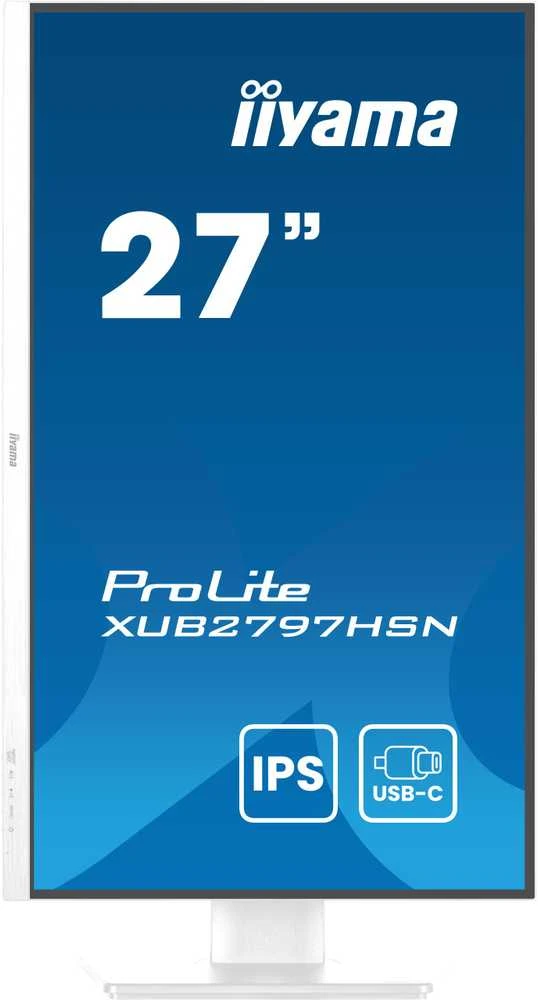 Monitorius iiyama ProLite XUB2797HSN-W2 - 100Hz | Full HD | IPS | 27"