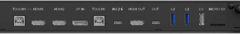 „IIYAMA TE6515A-B1AG“ 65 colių stilingas IFP monitorius „iiWare21E“ 3840x2160 UHD IPS „Android“ 14, 16/128 GB, 2xHDMI DP, 2xUSB-C, VESA 600x400