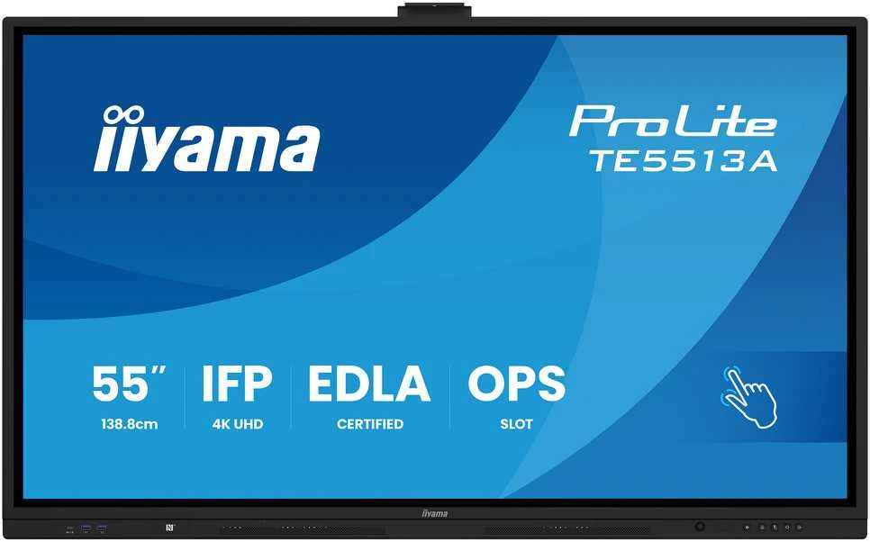 Monitorius Iiyama TE5513A-B2AG 55IN UHD IR 40P - TOUCH AG WITH INTERACTIVE ANDROI
