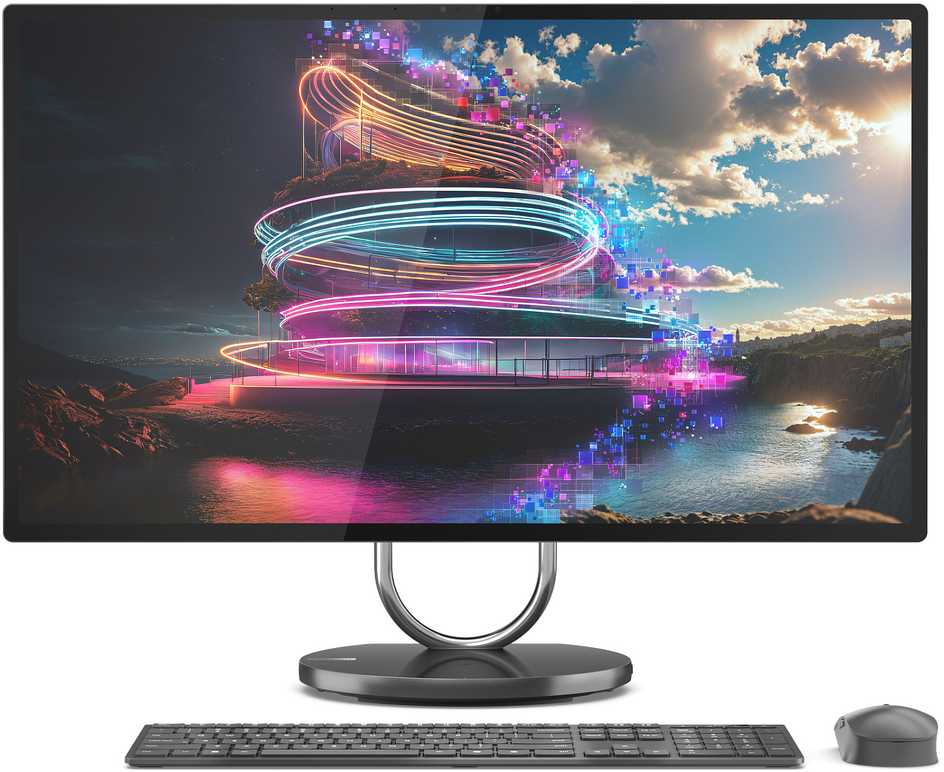 Monitorius Lenovo Yoga AIO 32ILL10, 31,5" UHD, 1600 MHz, 8 GB SSD, RTX 4050, Win11 Pro, nešiojamas kompiuteris, modelis - F0HX001QGE, žema kaina | Varle.lt