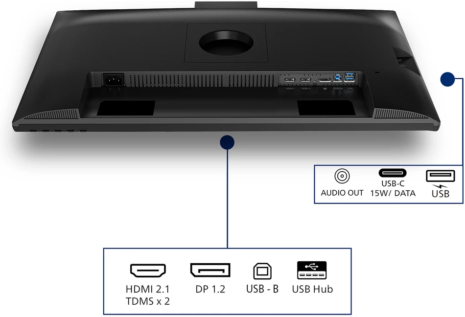 Monitorius „Philips 27B2N3500JH/00“ – 120 Hz | QHD | IPS | 27 colių | 4 ms | USB-C