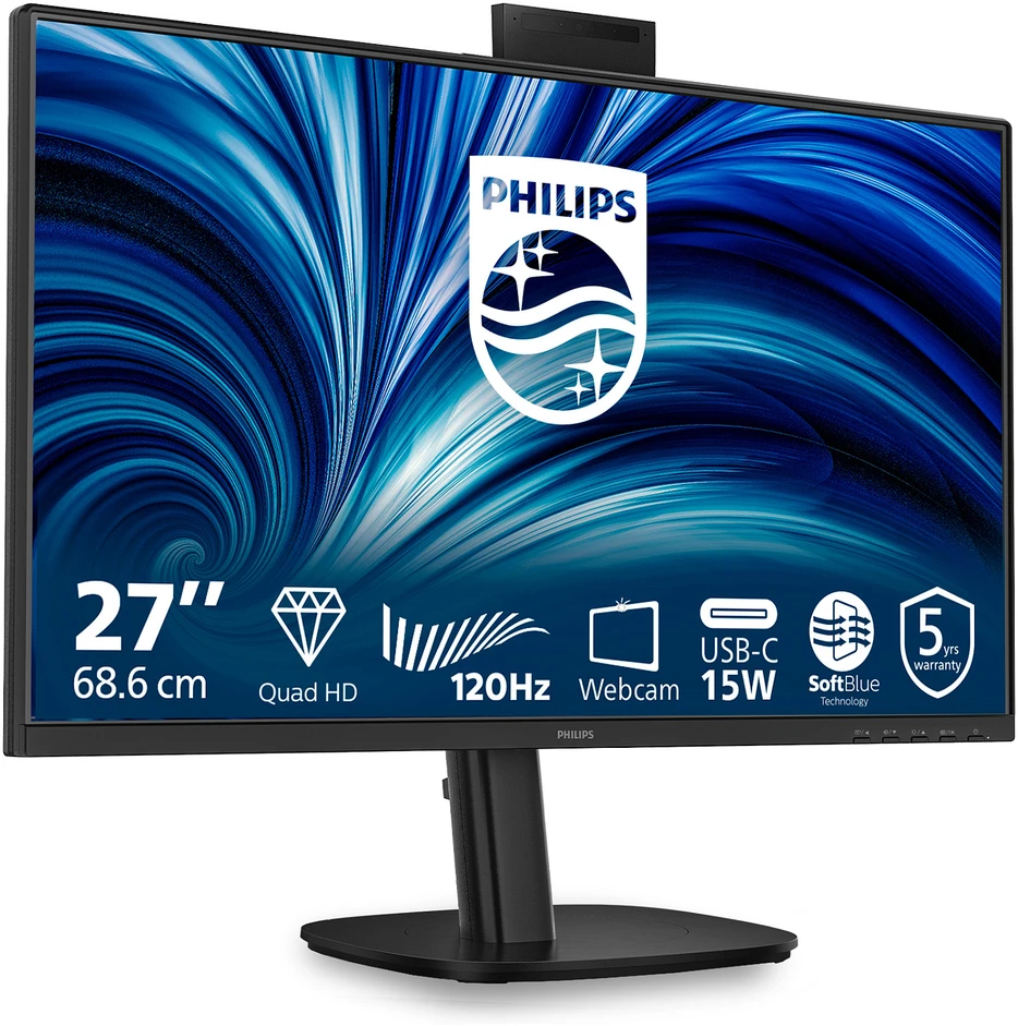 Monitorius „Philips 27B2N3500JH/00“ – 120 Hz | QHD | IPS | 27 colių | 4 ms | USB-C