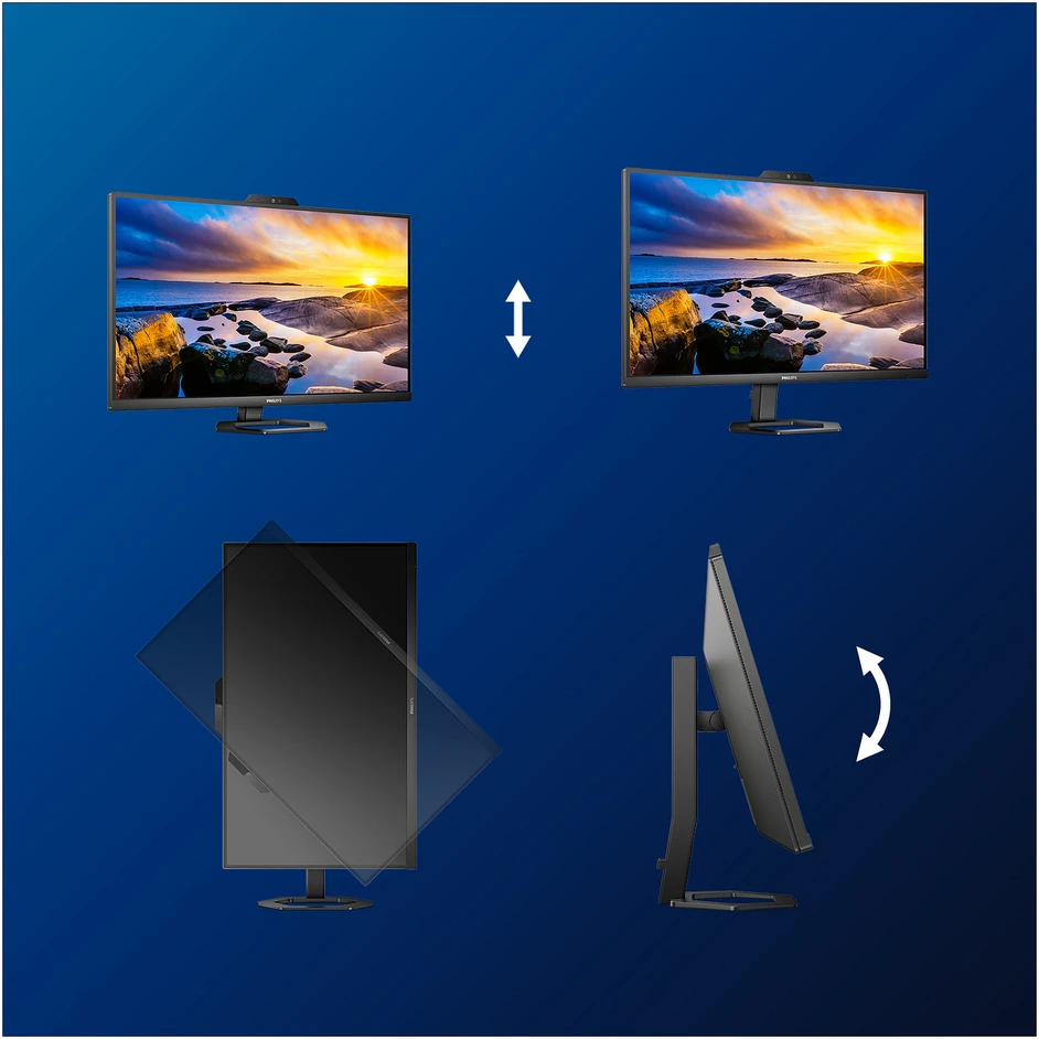 Monitorius Philips 27E1N5600HE/00 27", Juodos spalvos