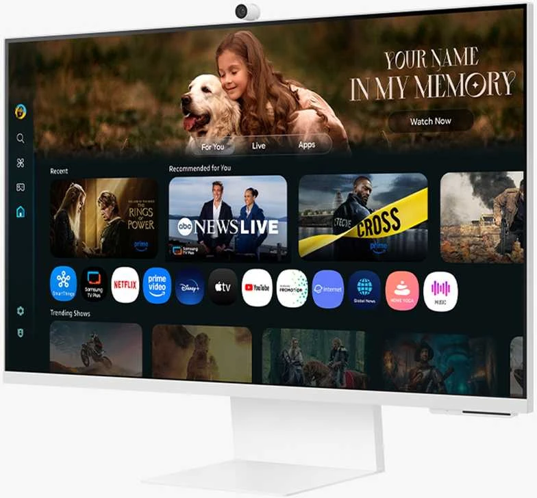 Monitorius Samsung | LS32FM801UUXDU | 32 " | VA | 16:9 | 60 Hz | 4 ms | 3840 x 2160 pikselių | 400 cd/m² | HDMI jungtys quantity 1 | Baltas