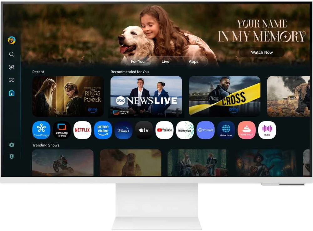 Monitorius Samsung | LS32FM801UUXDU | 32 " | VA | 16:9 | 60 Hz | 4 ms | 3840 x 2160 pikselių | 400 cd/m² | HDMI jungtys quantity 1 | Baltas