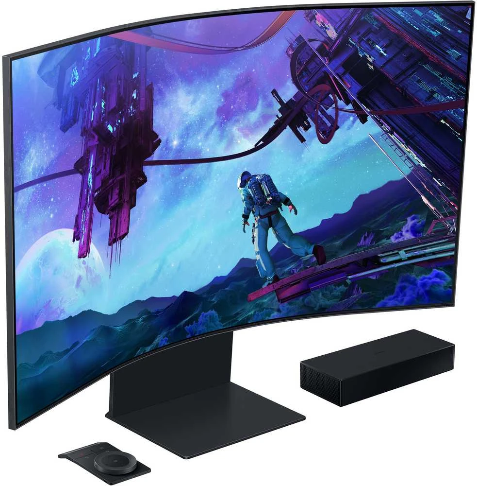 Monitorius Samsung Odyssey Ark G9 G97NC- 55" | VA lenktas | 4K | Mini LED | 165Hz | HDR10+