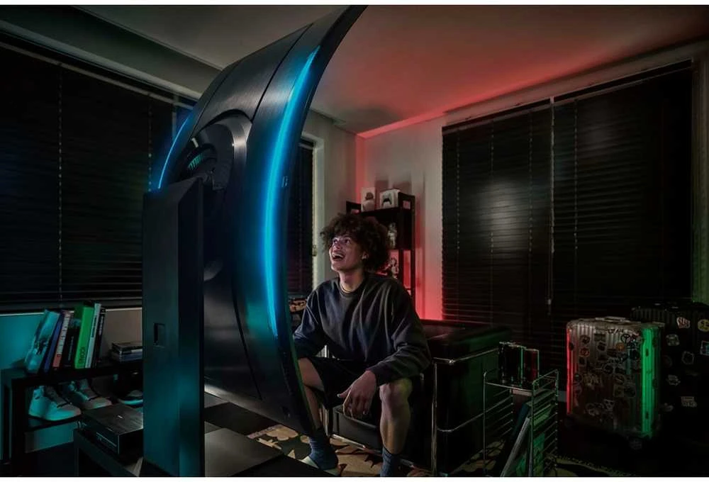 Monitorius Samsung Odyssey Ark G9 G97NC- 55" | VA lenktas | 4K | Mini LED | 165Hz | HDR10+