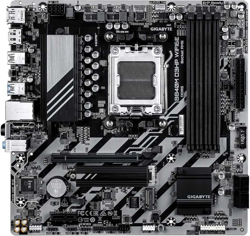pagrindinė plokštė Gigabyte B840M D3HP WIFI6E