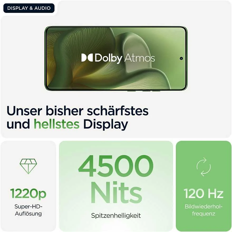 MOTOROLA EDGE 60 (5G) 6.7'' 12/512GB, 5200MAH, IP68, ESIM, SHAMROCK