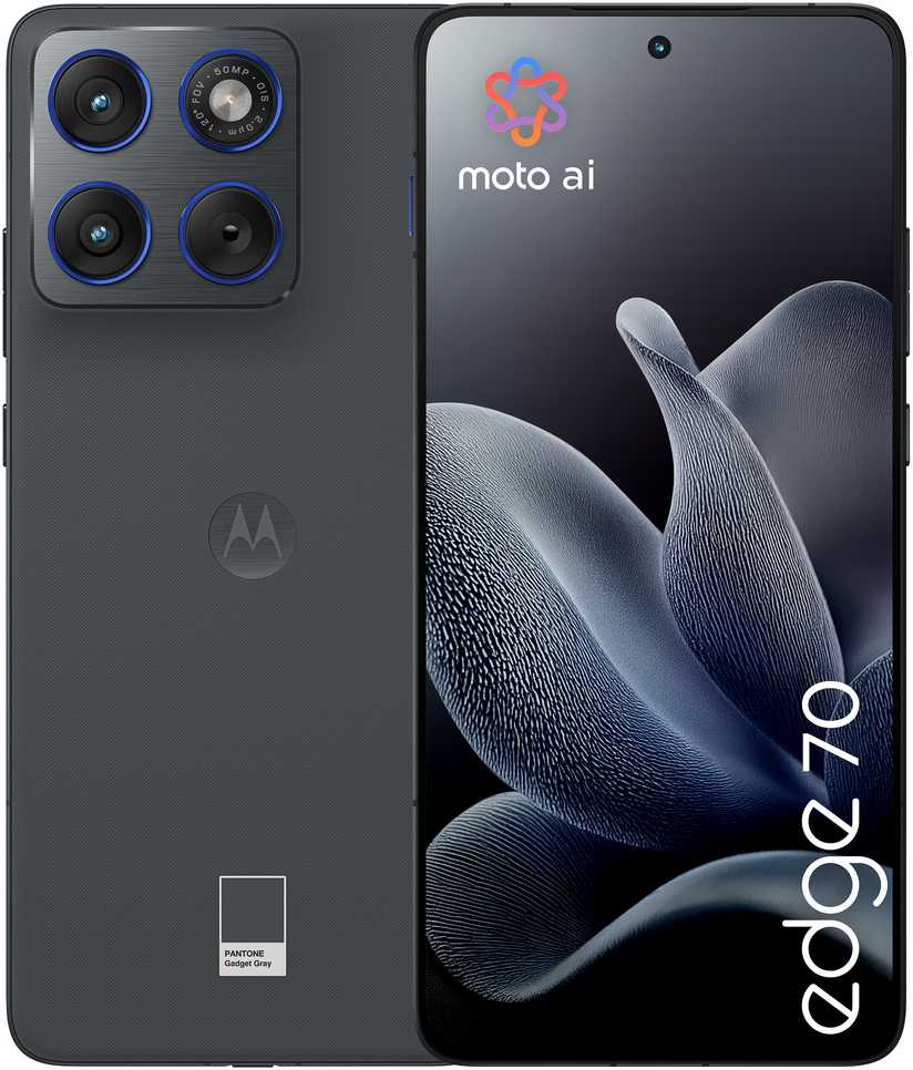 Išmanusis telefonas Motorola Edge 70 5G 12/512GB Grafitowy (PBA50067SE)