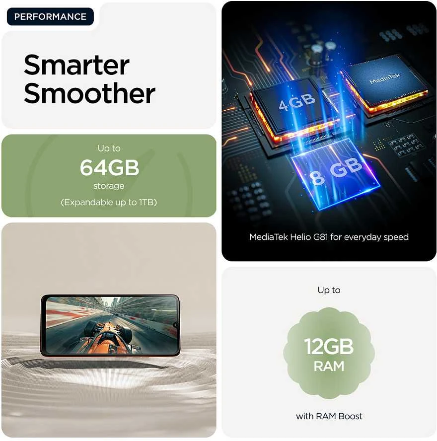 Motorola XT2535-14 Moto G06 4/256GB žalias