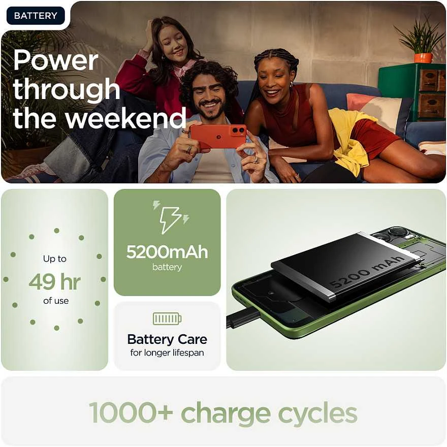 Motorola XT2535-14 Moto G06 4/256GB žalias