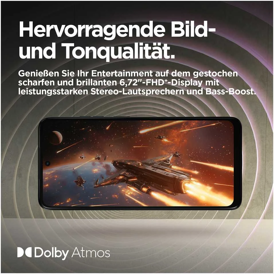 MOTOROLA G15 6.7" 4/128GB 5200MAH GRAVITY Pilkas