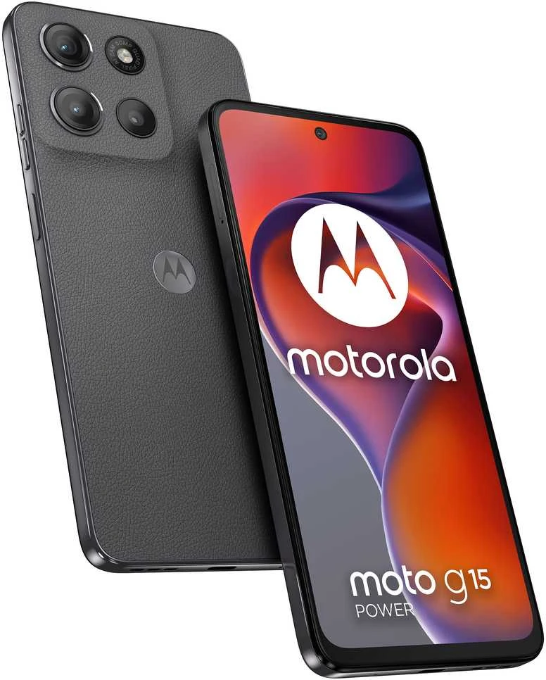 Išmanusis telefonas Motorola XT2521-5 Moto G15 Power 4G Dual Sim 8GB RAM 512GB – Gravity Pilkas