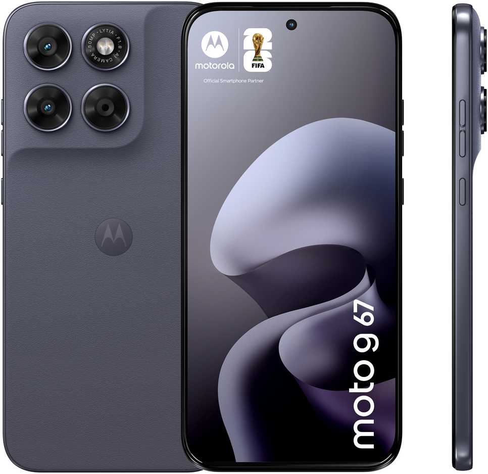Išmanusis telefonas Motorola Moto G67 5G 8/256GB Grafitowy (PBAU0029SE)