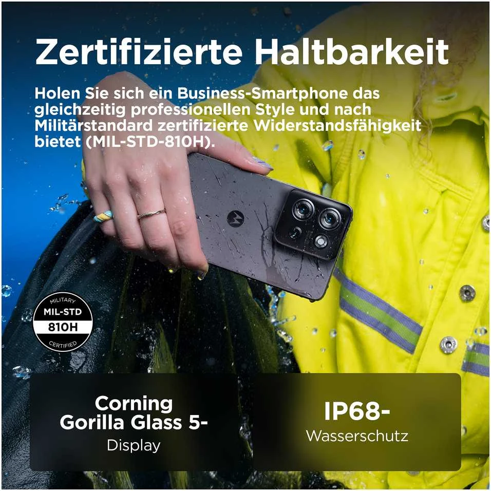 MOTOROLA G75 (5G) 6.8" 8/128GB 5000MAH Pilkas, BUSINESS EDIT.