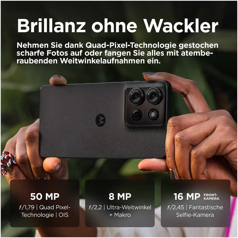 MOTOROLA G75 (5G) 6.8" 8/128GB 5000MAH Pilkas, BUSINESS EDIT.