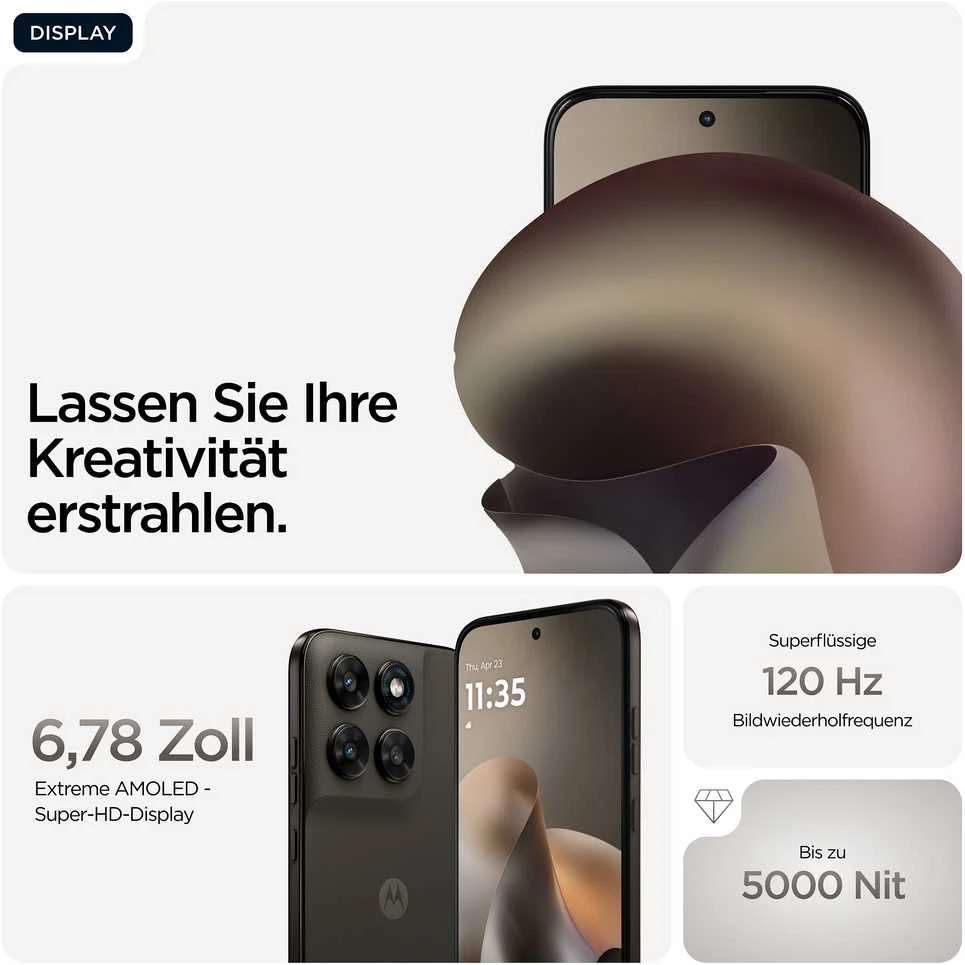 Išmanusis telefonas MOTOROLA Moto g77 5G 8/256GB PANTONE Juodas Olive