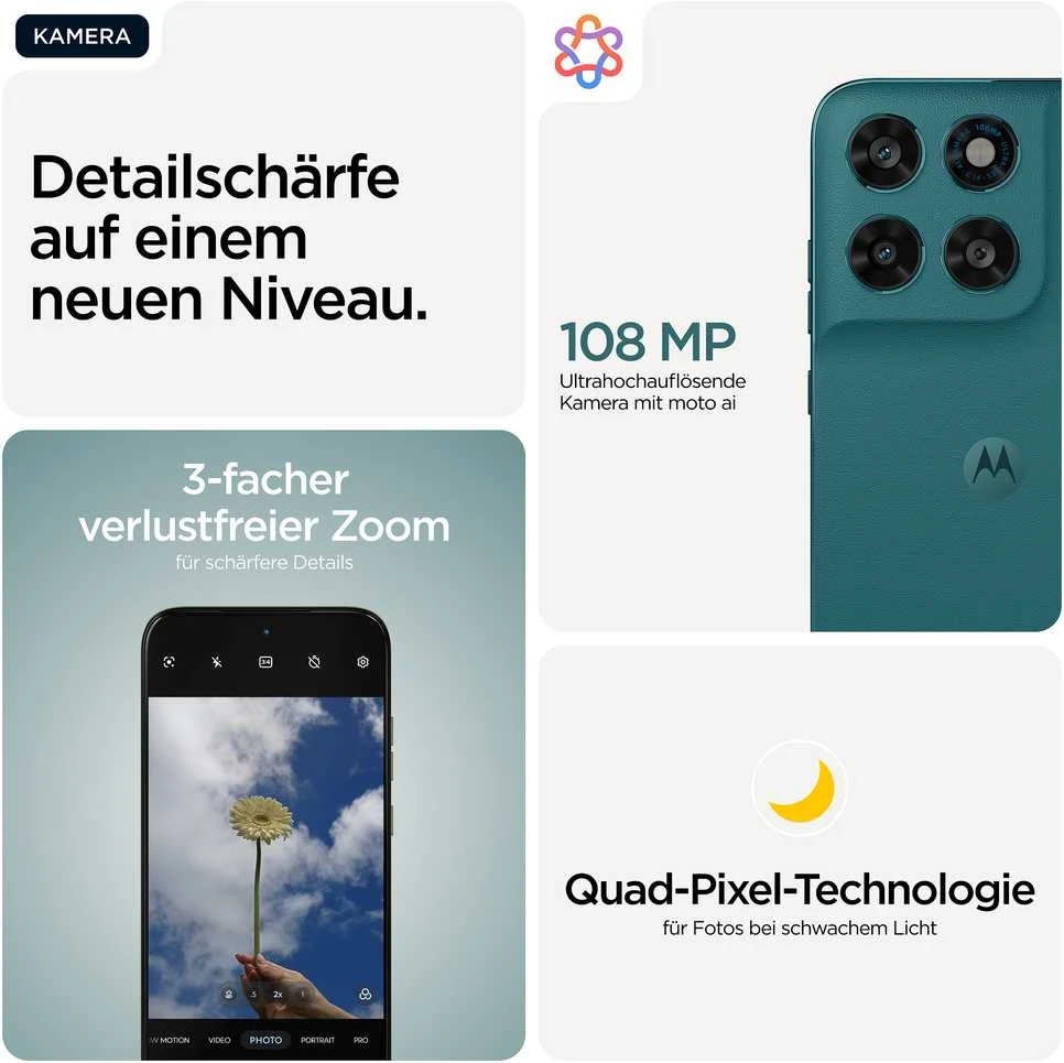 Išmanusis telefonas Motorola Moto G77 8GB RAM 256GB Shaded Spruce