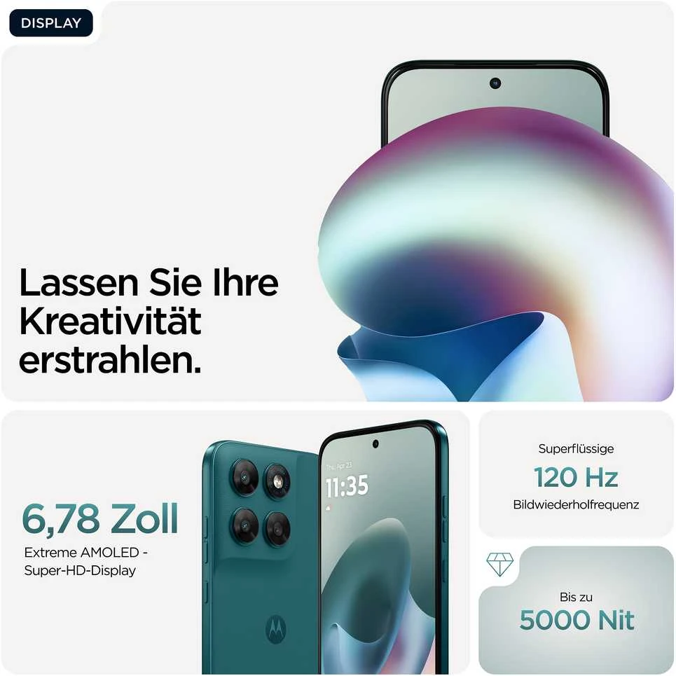 Išmanusis telefonas Motorola Moto G77 8GB RAM 256GB Shaded Spruce