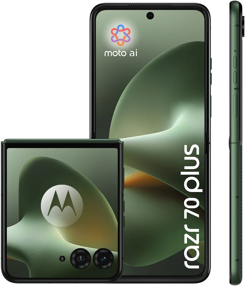 „Motorola Razr 70 Plus 5G“ su dviem SIM kortelėmis, 12 GB RAM, 512 GB RAM ir „Mountain View“